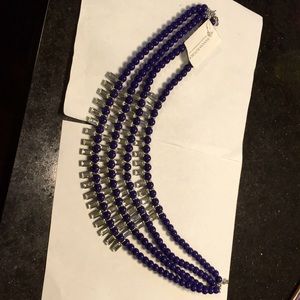 Banana Republic blue necklace. New with tags.